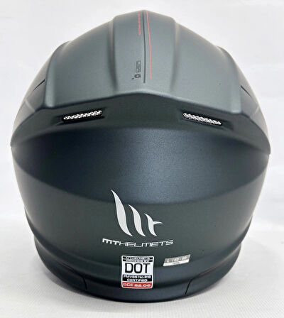 Mt Kask Mt Genesis Sv Çene Açılır Kask Mat Anthracite Grey