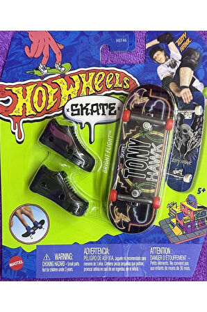 HGT46 Hot Wheels Skate Parmak Kaykay ve Ayakkabı Paketleri