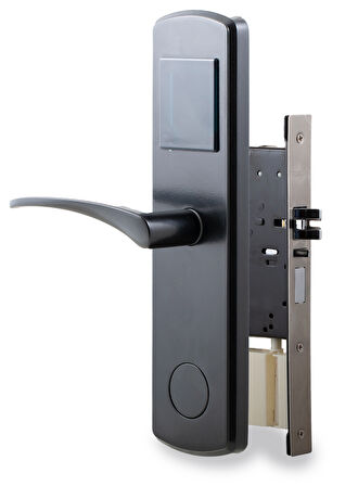 Yangına Dayanıklı Kartlı Otel Kapı Kilidi | RFID (MIFARE/DESFire), PMS Entegrasyonu, Audit Log