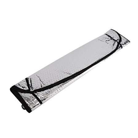 Metalize Ön Cam Minibüs Otobüs Güneşlik Büyük XXL165x85cm Gri OSN1004