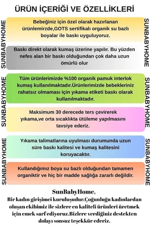 SunBabyHome %100 Pamuklu Beyaz Bebek Body - Merry Christmas - Bebek Zıbın Badi - Yazılı Zıbın