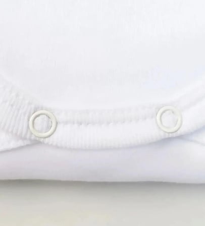  SunBabyHome %100 Pamuklu Beyaz Bebek Body - 3'lü Sevimli Hayvan - Bebek Zıbın Badi - Yazılı Zıbın