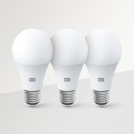 Günsan 3'Lü Led Ampul 9W Gün İşığı E27 (4000K 825 Lümen 3 Adet)