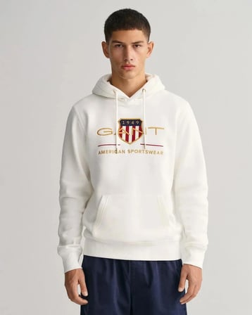 Gant Erkek Kapşonlu Sweatshirt Yandan Cepli