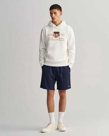 Gant Erkek Kapşonlu Sweatshirt Yandan Cepli