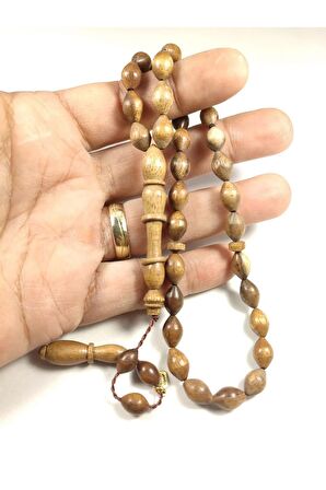 Mustafa Uysal Usta Eseri Imzalı Kuru Tornalı Sakızlık Ağacı Sertifikalı 4491