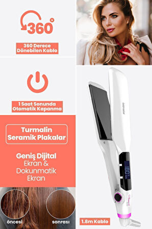 GOLDMASTER BY 5107 DİAMOND GENİŞ SAÇ DÜZLEŞTİRİÇİ