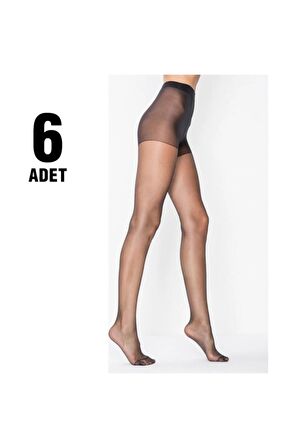 6’lı Kadın Mat Ince Süper Kilotlu Çorap Ten