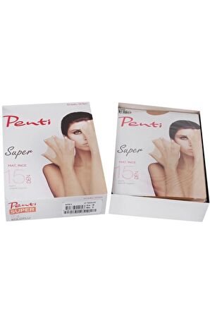 6’lı Kadın Mat Ince Süper Kilotlu Çorap Ten