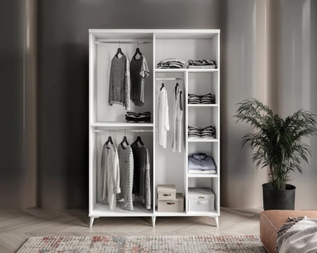 Sport 4 Kapaklı Komple MDF Gardırop