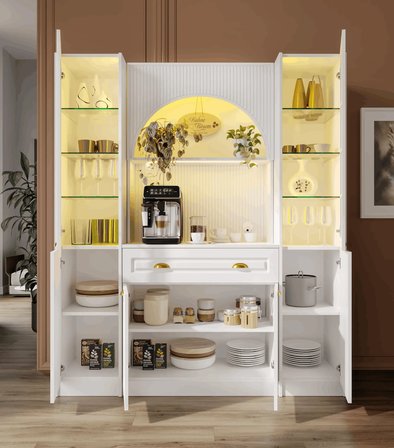 Armoni Gold Maxi Kahve Köşesi Komple MDF