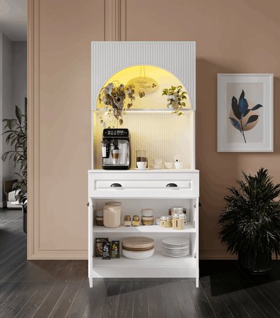 Armoni Black Mini Kahve Köşesi Komple MDF