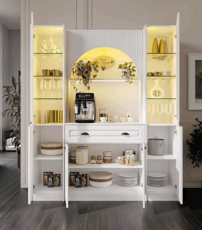 Armoni Black Maxi Kahve Köşesi Komple MDF
