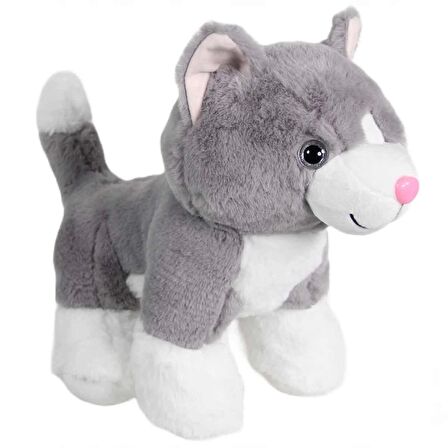 Nessiworld Kedi Peluş Gri 36 cm