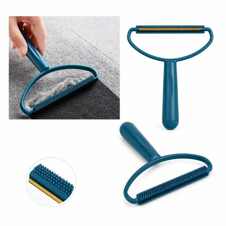 2İN1 BAŞLI PLASTİK SAPLI METAL TİFTİK TÜY TOPLAMA PLS.KAŞIYICI APARAT PET SHOP (5517)