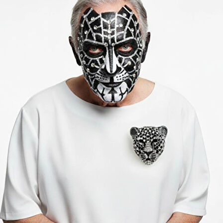 Hayvan Figürlü Panter Broş