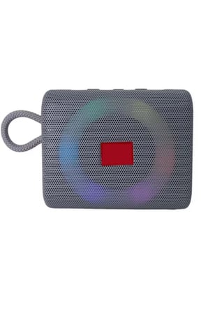 Go3 Pro 5W Bluetooth Speaker Rgb Led Işıklı Tws Özellikli Fm Radyo Sd Kart Usb Girişli Şarjlı Taşınabilir Hoparlör