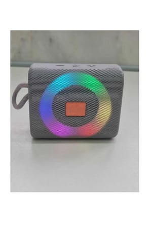 Go3 Pro 5W Bluetooth Speaker Rgb Led Işıklı Tws Özellikli Fm Radyo Sd Kart Usb Girişli Şarjlı Taşınabilir Hoparlör