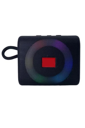 Go3 Pro 5W Bluetooth Speaker Rgb Led Işıklı Tws Özellikli Fm Radyo Sd Kart Usb Girişli Şarjlı Taşınabilir Hoparlör