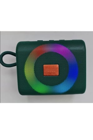 Go3 Pro 5W Bluetooth Speaker Rgb Led Işıklı Tws Özellikli Fm Radyo Sd Kart Usb Girişli Şarjlı Taşınabilir Hoparlör