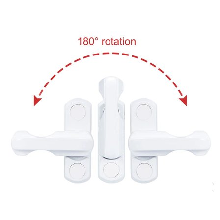 PVC Pimapen Pencere Cam Balkon Kapısı Güvenli Emniyet Kilidi (5332)