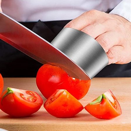 2li Metal Parmak Koruyucu Hızlı ve Güvenli Kesme Paslanmaz Çelik Koruyucu Aparat (5332)