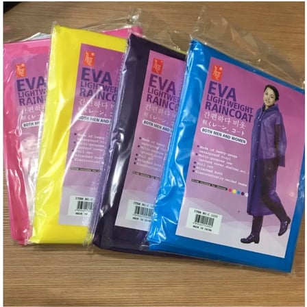 Kadın Erkek Yağmurluk Kapüşonlu Çıtçıtlı Eva Raincoat (5332)