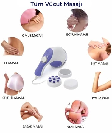 Ma-118 Super Effective Masaj Aleti Zayıflama Selülit Sıkılaştırıcı Rahatlama (5332)