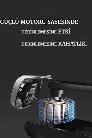 Mini Profesyonel Şarjlı Masaj Aleti 4 Başlıklı KH-800 (5332)