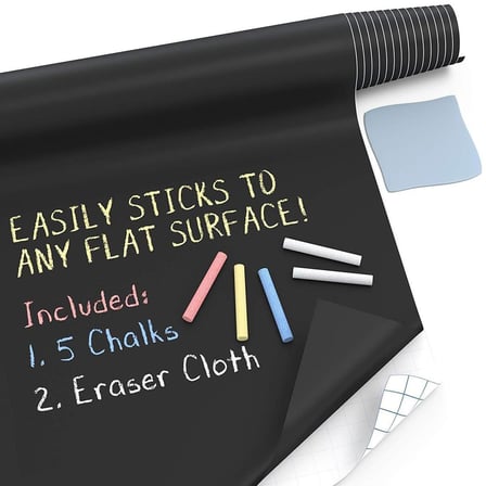 Sticker Rulo Yapışkanlı Çocuk Yazı Yazma Tahtası Yazı Yazma Sticker (5332)