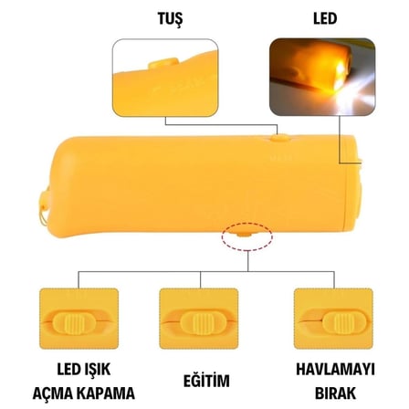 Ultrasonik Köpeksavar Köpek Kovucu Köpek Kornası Eğitim Cihazı (5332)