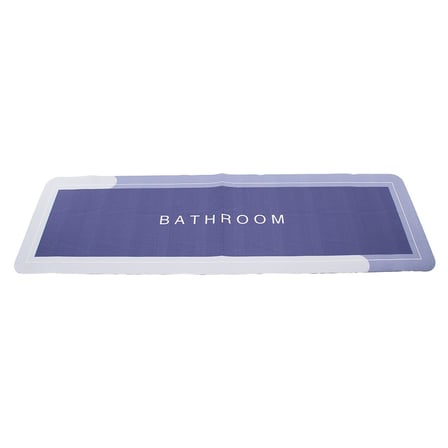 DİKDÖRTGEN  DÜZ RENKLİ SU EMİCİ - SİHİRLİ  BANYO PASPASI  ELASTİK  116 X 37.5CM (5332)