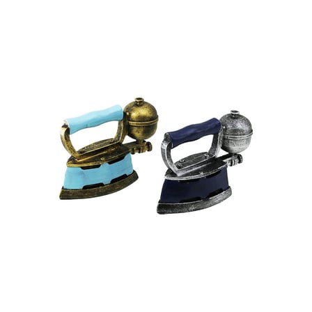 ÜTÜ VİNTAGE DEKORATİF BİBLO - RENKLİ 10.5X11CM REÇİNE (5332)