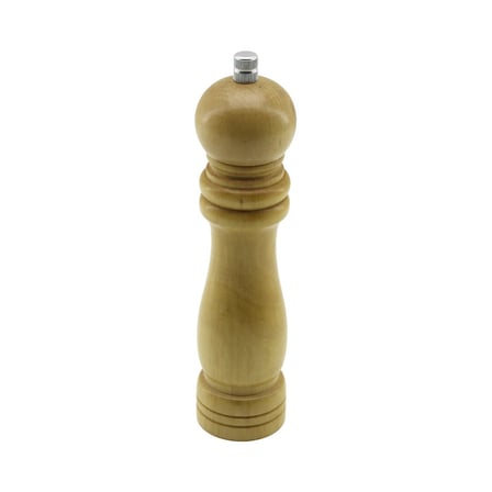 BÜYÜK= ÇAP: 4.5CM - UZUNLUK: 19CM AHŞAP TUZ - BAHARAT ÖĞÜTÜCÜ (5332)
