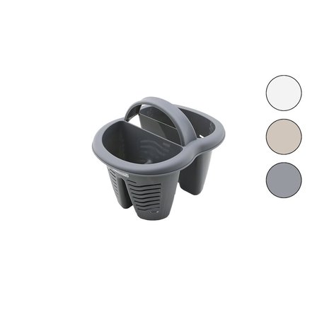 QLUX L-00515 HEYBE KAŞIKLIK TEZGAH ÜSTÜ 4 BÖLMELİ - PLASTİK (5332)