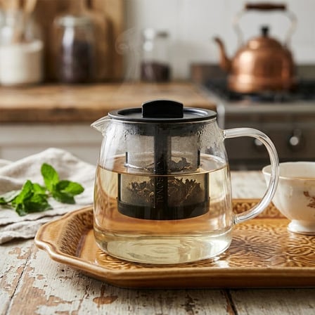 KAFES   DEMLİK İÇİ   ÇAY SÜZGEÇ   PASLANMAZ ÇELİK   POLİKARBON ÇERÇEVE - KAPAK   250℃ (5332)