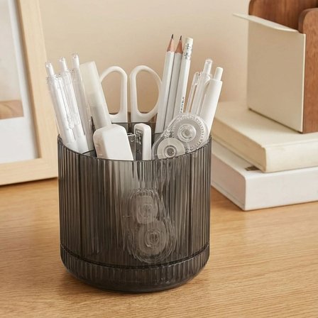 360° Dönebilen Plastik Organizer – Çok Amaçlı Mutfak, Banyo ve Makyaj Malzemesi Düzenleyici, Döner M