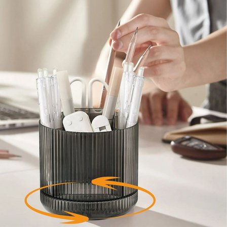 360° Dönebilen Plastik Organizer – Çok Amaçlı Mutfak, Banyo ve Makyaj Malzemesi Düzenleyici, Döner M