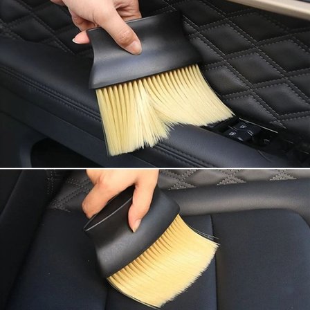 Yumuşak Kıllı ve Ergonomik Saplı Araç İçi Detaylı Toz Temizleme Fırçası (5332)