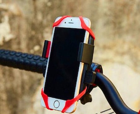 Lastik Destekli Standlı Bisiklet Telefon Tutucu (5332)