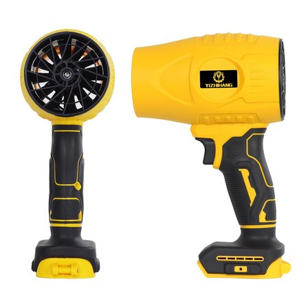 21V Kablosuz Hava Üfleyici | 32.000RPM Turbo Fan, 12.000mAh Batarya, Bahçe &amp;amp; Araç Kurutma / 