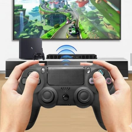 Bluetooth Kablosuz Gamepad – Ergonomik Tutuş, Hassas Analog Joystick, PC &amp;amp; Mobil Uyumlu Oyun