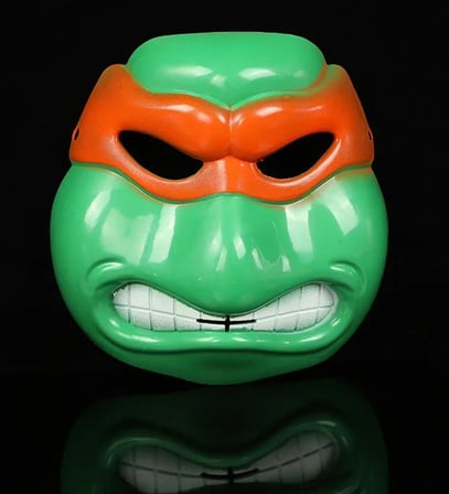 Ninja Kaplumbağalar Maskesi Michelangelo Maskesi (5332)