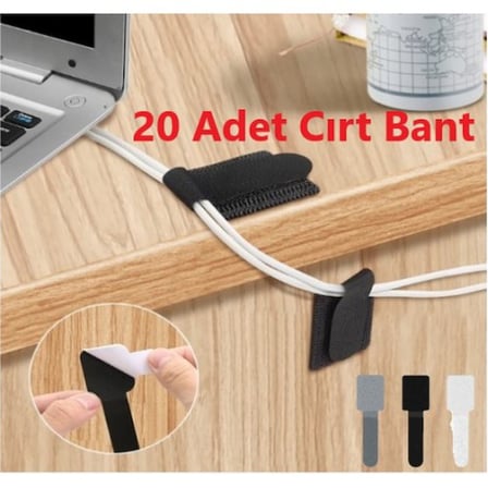 20 Adet Kendinden Yapışkanlı Cırt Cırtlı Bant (5332)
