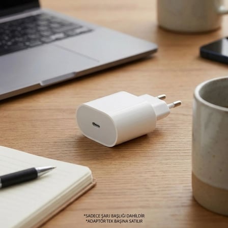 20W USB-C Hızlı Şarj Adaptörü – Power Delivery (PD) Destekli Güç Adaptörü, Güvenli Şarj Başlığı (533