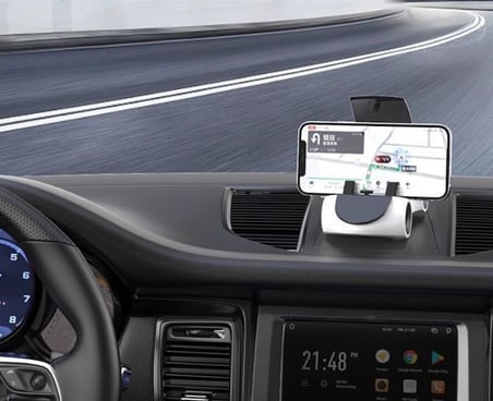 Araba Tasarımlı Araç İçi Telefon Tutucu 360 Dönebilen Ayarlı (5332)