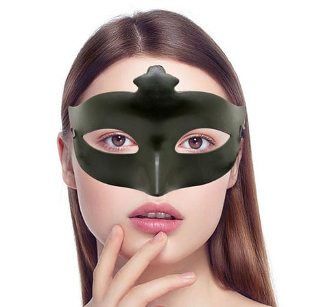 Haki Yeşil Renk Masquerade Kostüm Partisi Venedik Balo Maskesi (5332)