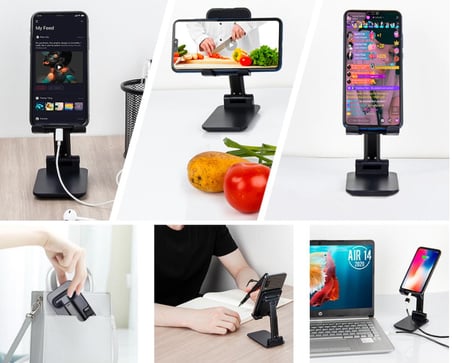 Katlanabilir Masaüstü Telefon Tutucu Stand (5332)