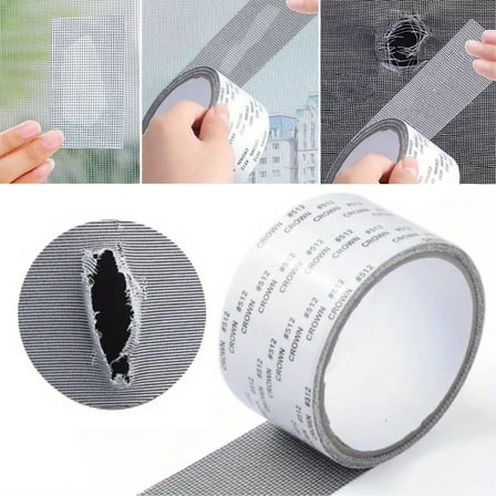 Güçlü Yapışkanlı Pencere Tamir Bandı, Böcek Önleyici Yama Bandı 2 mt x 5 cm (5332)