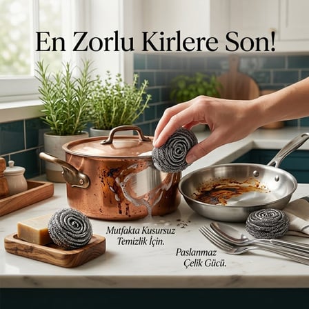 4 PARÇA  BULAŞIK TOP TELİ (5332)